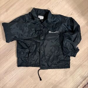 Champion Black Raincoat for Women